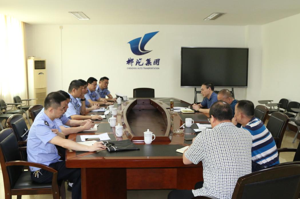 市公安局副局長祁永忠來我司檢查指導(dǎo)工作